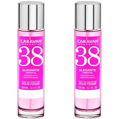CARAVAN FRAGANCIAS Set de 2 Caravan perfume de mujer nº38 150 ml CARAVAN FRAGANCIAS Set de 2 Caravan perfume de mujer nº38 150 ml