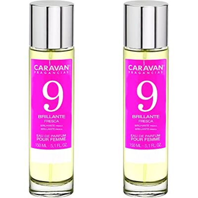 CARAVAN FRAGANCIAS Caravan, Set de 2 perfume de mujer nº9, 150 ml CARAVAN FRAGANCIAS Caravan, Set de 2 perfume de mujer nº9, 150 ml