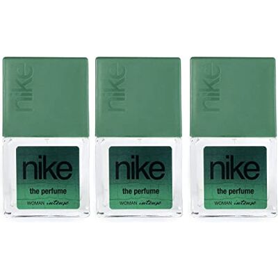 Nike The Perfume Woman Intense Pack de 3 x 30 ml, Colonia Mujer, Formato Viaje en Spray, Perfume Mujer, Eau de Toilette Femenina, Aroma Cítrico Amaderado, Fragancia Elegante Nike The Perfume Woman Intense Pack de 3 x 30 ml, Colonia Mujer, Formato Viaje en Spray, Perfume Mujer, Eau de Toilette Femenina, Aroma Cítrico Amaderado, Fragancia Elegante
