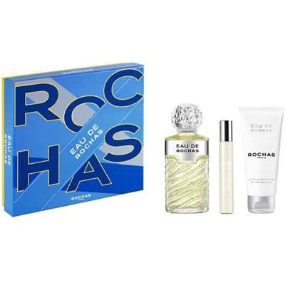Rochas Eau De Set Edt 100 Ml + B/L 100 Ml + S/G 100 Ml Rochas Eau De Set Edt 100 Ml + B/L 100 Ml + S/G 100 Ml