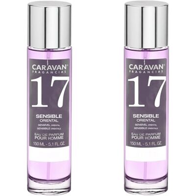 CARAVAN FRAGANCIAS Set de 2 Caravan perfume de hombre nº17 150 ml CARAVAN FRAGANCIAS Set de 2 Caravan perfume de hombre nº17 150 ml