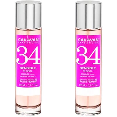 CARAVAN FRAGANCIAS Set de 2 Caravan perfume de mujer nº34-150ml. CARAVAN FRAGANCIAS Set de 2 Caravan perfume de mujer nº34-150ml.