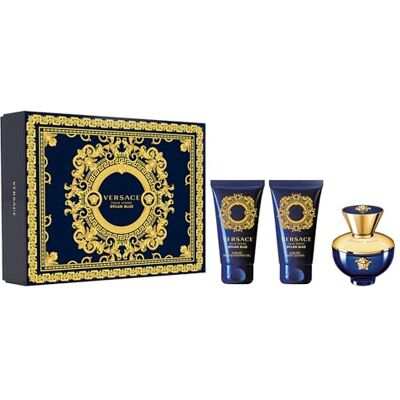 Versace Set de Perfume Mujer EDP Dylan Blue 3 Piezas Versace Set de Perfume Mujer EDP Dylan Blue 3 Piezas