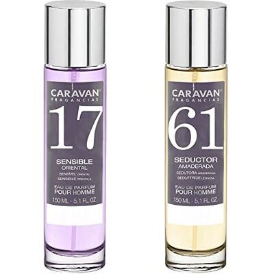 CARAVAN FRAGANCIAS Set de 2 Perfumes Caravan Hombre Nº61 y Nº 17 CARAVAN FRAGANCIAS Set de 2 Perfumes Caravan Hombre Nº61 y Nº 17
