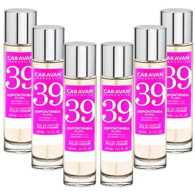 CARAVAN FRAGANCIAS Set de 6x 150ml Caravan perfume de mujer Nº39 CARAVAN FRAGANCIAS Set de 6x 150ml Caravan perfume de mujer Nº39
