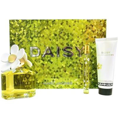 Marc Jacobs Daisy Eau de Toilette Gift Set 100ml 2023 (Contains 100ml EDT, 75ml Body Lotion and 10ml Travel Spray) Marc Jacobs Daisy Eau de Toilette Gift Set 100ml 2023 (Contains 100ml EDT, 75ml Body Lotion and 10ml Travel Spray)
