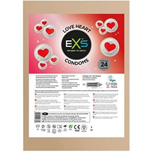 EXS Love Heart Condoms 24 pack EXS Love Heart Condoms 24 pack