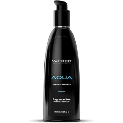 Wicked Sensual Care Collection Aqua Waterbased Lubricant 8.5 oz Fragrance Free Wicked Sensual Care Collection Aqua Waterbased Lubricant 8.5 oz Fragrance Free