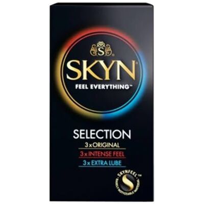 SKYN Feel everything Selection Condones, 1 paquete de 9 SKYN Feel everything Selection Condones, 1 paquete de 9