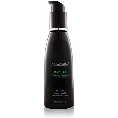 Wicked Sensual Care Aqua Candy Apple Flavored Lubricante Transparent 120 ml Wicked Sensual Care Aqua Candy Apple Flavored Lubricante Transparent 120 ml