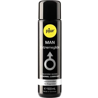 pjur MAN Extremeglide (100ml) Lubricante muy concentrado de silicona para hombres para una lubricación extralarga pjur MAN Extremeglide (100ml) Lubricante muy concentrado de silicona para hombres para una lubricación extralarga