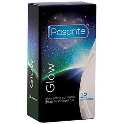Pasante Preservativos fluorescentes que brillan en la oscuridad 12 piezas, 12 Pasante Preservativos fluorescentes que brillan en la oscuridad 12 piezas, 12
