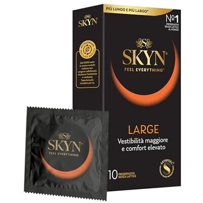SKYN Manix Skin Preservativos, Color Transparente, King Size (XL), paquete de 10 preservativos SKYN Manix Skin Preservativos, Color Transparente, King Size (XL), paquete de 10 preservativos