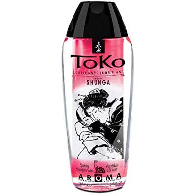 ART TOKO Shunga Lubricante, Aroma de Fresas con Champagne, Transparente 165 ml ART TOKO Shunga Lubricante, Aroma de Fresas con Champagne, Transparente 165 ml