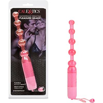 CalExotics Rosa Transparente - Perlas Vibradoras Anales CalExotics Rosa Transparente - Perlas Vibradoras Anales