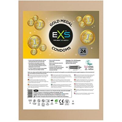 EXS Gold Medal Condoms 24 pack EXS Gold Medal Condoms 24 pack