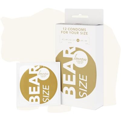 Loovara Pack de 12 Preservativos Condones Tamaño 60 Talla Bear Preservativos Finos Hechos de Caucho Justo Variedad de Tallas de Condones para Hombres Caja Condones Condom Men Veganos Loovara Pack de 12 Preservativos Condones Tamaño 60 Talla Bear Preservativos Finos Hechos de Caucho Justo Variedad de Tallas de Condones para Hombres Caja Condones Condom Men Veganos