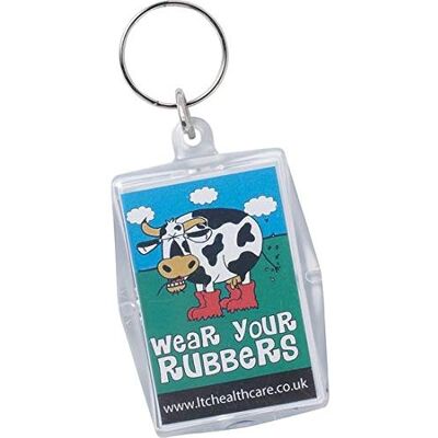 EXS Healthcare Key Rings- Wear Your Rubbers 50 pack 880 g EXS Healthcare Key Rings- Wear Your Rubbers 50 pack 880 g