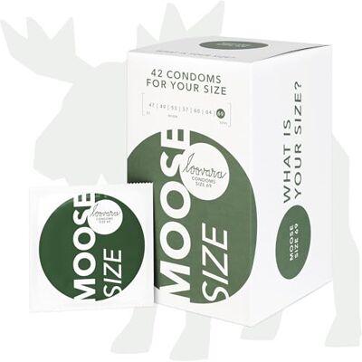 Loovara Pack de 42 Preservativos Condones Tamaño 69 Talla Moose Preservativos Finos Hechos de Caucho Justo Variedad de Tallas de Condones para Hombres Caja Condones Condom Men Veganos Loovara Pack de 42 Preservativos Condones Tamaño 69 Talla Moose Preservativos Finos Hechos de Caucho Justo Variedad de Tallas de Condones para Hombres Caja Condones Condom Men Veganos
