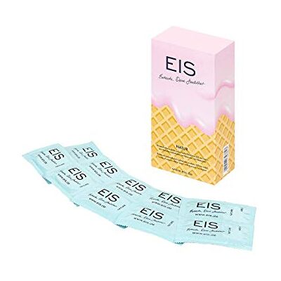EIS Preservativos Nature 18 unidades calidad alemana 53 mm de ancho de látex de caucho natural húmedos y suaves probados individualmente para máxima seguridad e intenso placer EIS Preservativos Nature 18 unidades calidad alemana 53 mm de ancho de látex de caucho natural húmedos y suaves probados individualmente para máxima seguridad e intenso placer