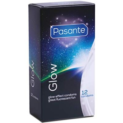 Pasante Preservativos fluorescentes que brillan en la oscuridad 12 piezas, 12 Pasante Preservativos fluorescentes que brillan en la oscuridad 12 piezas, 12
