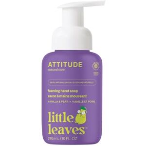 BIO SPECTRA ATTITUDE ATTITUDE Jabón de manos con espuma natural para niños y toda la familia, hipoalergénico, biodegradable, vegano y sin crueldad, vainilla y pera, 295 ml BIO SPECTRA ATTITUDE ATTITUDE Jabón de manos con espuma natural para niños y toda la familia, hipoalergénico, biodegradable, vegano y sin crueldad, vainilla y pera, 295 ml