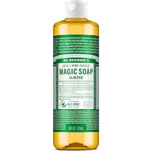 Dr. Bronner's Dr. Bronner Jabón de Castilla líquido orgánico de almendra, 473 ml Dr. Bronner's Dr. Bronner Jabón de Castilla líquido orgánico de almendra, 473 ml