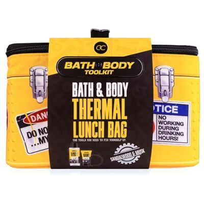 accentra Set de regalo Bath + Body Tools para hombres en bolsa térmica, gel de ducha de 200 ml, exfoliante de manos de 50 ml y esponja de malla, set de cuidado para hombres, día del padre o cumpleaños accentra Set de regalo Bath + Body Tools para hombres en bolsa térmica, gel de ducha de 200 ml, exfoliante de manos de 50 ml y esponja de malla, set de cuidado para hombres, día del padre o cumpleaños
