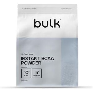 Bulk BCAA Instantáneos en Polvo, Sin sabores añadidos, 500 g, 50 dosis Bulk BCAA Instantáneos en Polvo, Sin sabores añadidos, 500 g, 50 dosis