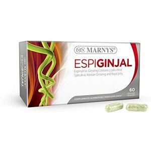 Marnys Espiginjal Con Espirulina, Ginseng Coreano y Jalea Real, Para complementar dietas de control de peso, 60 Cápsulas Marnys Espiginjal Con Espirulina, Ginseng Coreano y Jalea Real, Para complementar dietas de control de peso, 60 Cápsulas