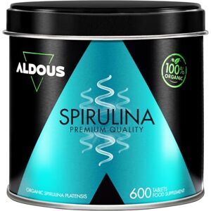Aldous Bio 600 Comprimidos de Espirulina Ecologica Máxima Dosis 100% Alga Spirulina Bio por Dosis 3000mg Saciante Inhibidor de Apetito y Ansiedad 100% Natural DETOX Proteina Vegana para 100 Días Aldous Bio 600 Comprimidos de Espirulina Ecologica Máxima Dosis 100% Alga Spirulina Bio por Dosis 3000mg Saciante Inhibidor de Apetito y Ansiedad 100% Natural DETOX Proteina Vegana para 100 Días