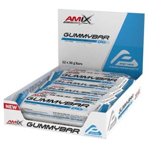 Amix ™ GummyBar – Gummies Suplmento deportivo Caja de 12 barritas de gominola 30 g sabor neutro sin cafeína, sin grasas y fuente de fibra Amix ™ GummyBar – Gummies Suplmento deportivo Caja de 12 barritas de gominola 30 g sabor neutro sin cafeína, sin grasas y fuente de fibra