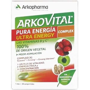 10 x Arkovital Pura Energia Ultra 30 comprimidos - Arkopharma