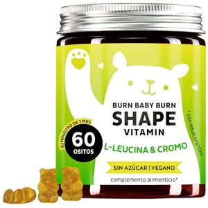 Bears with Benefits Gominolas Complejo de Nutrientes – Burn Baby Burn Shape Gummies Con Cromo, Biotina, Zinc, L-Leucina Y Extracto De Té Verde – 60 unidades (1 mes), Veganos, Sin Azúcar, Bears with Benefits Gominolas Complejo de Nutrientes – Burn Baby Burn Shape Gummies Con Cromo, Biotina, Zinc, L-Leucina Y Extracto De Té Verde – 60 unidades (1 mes), Veganos, Sin Azúcar,