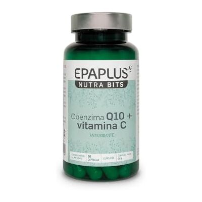 EPAPLUS Coenzima Q10 100 mg Vitamina C antioxidante 60 cápsulas Coenzima Q10 100 mg con vitamina C. Apoyo antioxidante y bienestar diario. 60 cápsulas para energía celular EPAPLUS Coenzima Q10 100 mg Vitamina C antioxidante 60 cápsulas Coenzima Q10 100 mg con vitamina C. Apoyo antioxidante y bienestar diario. 60 cápsulas para energía celular