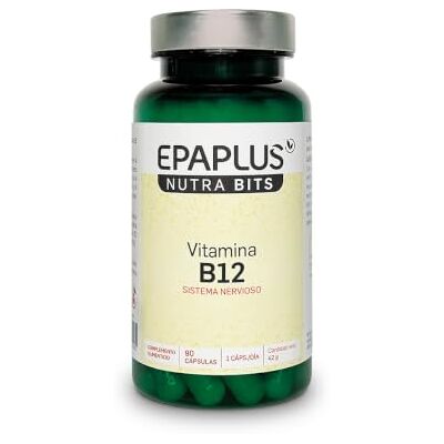EPAPLUS B12 Metilcobalamina 60 cápsulas Energía Vitalidad Sistema nervioso Vitamina B12 de alta biodisponibilidad con metilcobalamina. Apoya energía, sistema nervioso y metabolismo. 60 cápsulas España EPAPLUS B12 Metilcobalamina 60 cápsulas Energía Vitalidad Sistema nervioso Vitamina B12 de alta biodisponibilidad con metilcobalamina. Apoya energía, sistema nervioso y metabolismo. 60 cápsulas España