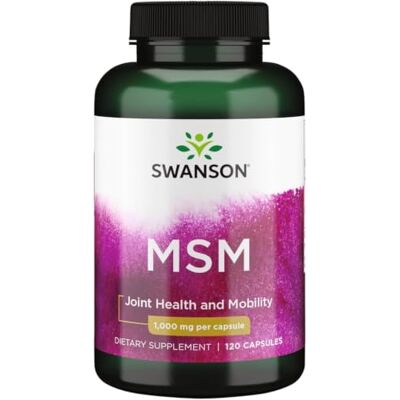 Swanson MSM Methylsulfonylmethane, 1000mg 120 caps Swanson MSM Methylsulfonylmethane, 1000mg 120 caps