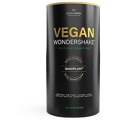 The Protein Works Batido Vegano Wondershake - Caramelo Salado - Proteína Vegana The Protein Works Batido Vegano Wondershake - Caramelo Salado - Proteína Vegana