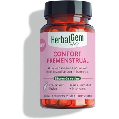 Herbalgem Gemmocaps SPM y Confort Menstrual BIO 30 Cáps – Sin Hormonas Herbalgem Gemmocaps SPM y Confort Menstrual BIO 30 Cáps – Sin Hormonas