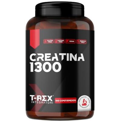 T-Rex Creatina Monohidratada Micronizada 100 Comprimidos - Suplemento dietético T-Rex Creatina Monohidratada Micronizada 100 Comprimidos - Suplemento dietético