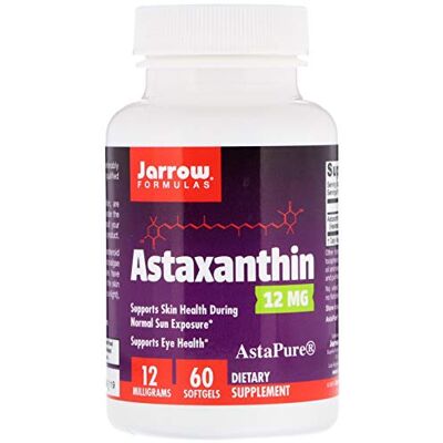 Jarrow Formulas Suplemento Dietético "Astaxanthin", (12mg/c) 60 Cápsulas Jarrow Formulas Suplemento Dietético "Astaxanthin", (12mg/c) 60 Cápsulas