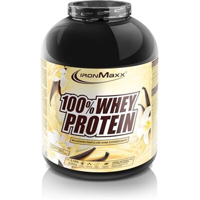 IronMaxx 100% Proteína de suero Vainilla Francesa - Polvo de proteína IronMaxx 100% Proteína de suero Vainilla Francesa - Polvo de proteína