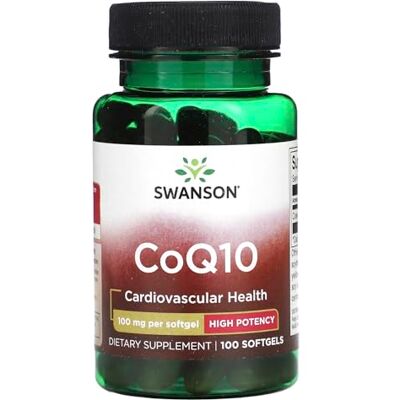 Swanson CoQ10, 100mg 100 softgels Swanson CoQ10, 100mg 100 softgels