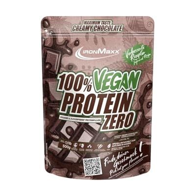 IronMaxx Proteína Vegana Zero Chocolate Cremoso - Polvo de Proteínas IronMaxx Proteína Vegana Zero Chocolate Cremoso - Polvo de Proteínas