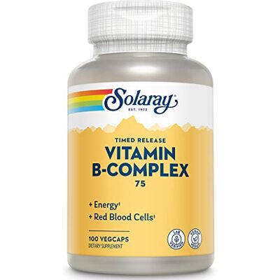 SOLARAY B-Complex 75 Acción Retardada 100 VegCaps SOLARAY B-Complex 75 Acción Retardada 100 VegCaps