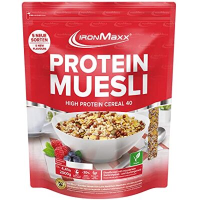 IronMaxx Proteína Müsli Banana - Vegano, Sin Lactosa - Proteínas, Fibra, Músculos IronMaxx Proteína Müsli Banana - Vegano, Sin Lactosa - Proteínas, Fibra, Músculos