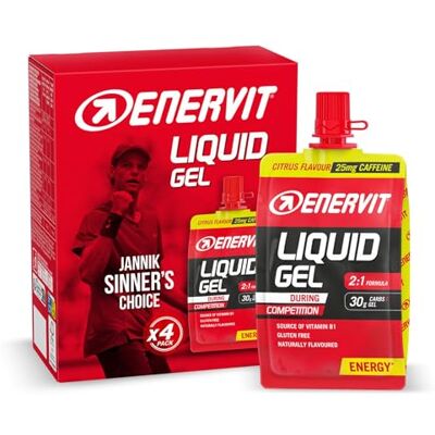 Enervit Sport Liquid Gel Citrus - Complemento energético para deportes Enervit Sport Liquid Gel Citrus - Complemento energético para deportes