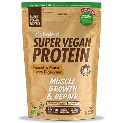 Proteína vegana de maca Iswari - Recuperación muscular y energía Proteína vegana de maca Iswari - Recuperación muscular y energía