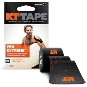 KT TAPE KT Pro Extreme Tape Precut (20 x 25cm) Jet Black 5 Meters Tapes, Adultos Unisex, Negro, 5m KT TAPE KT Pro Extreme Tape Precut (20 x 25cm) Jet Black 5 Meters Tapes, Adultos Unisex, Negro, 5m