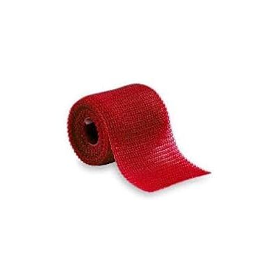 3M Sosft-Cast, vendaje sintético, semirrígido, tejido sintético de fibra de vidrio, resina sintética, catalizador amínico, color rojo, 5 cm x 3,65 m, paquete de 10 unidades 3M Sosft-Cast, vendaje sintético, semirrígido, tejido sintético de fibra de vidrio, resina sintética, catalizador amínico, color rojo, 5 cm x 3,65 m, paquete de 10 unidades